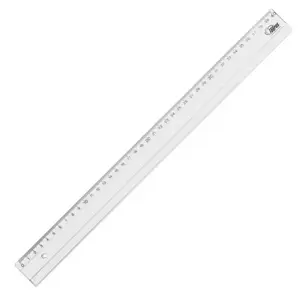 Liniuotė FORPUS, 40 cm, skaidri