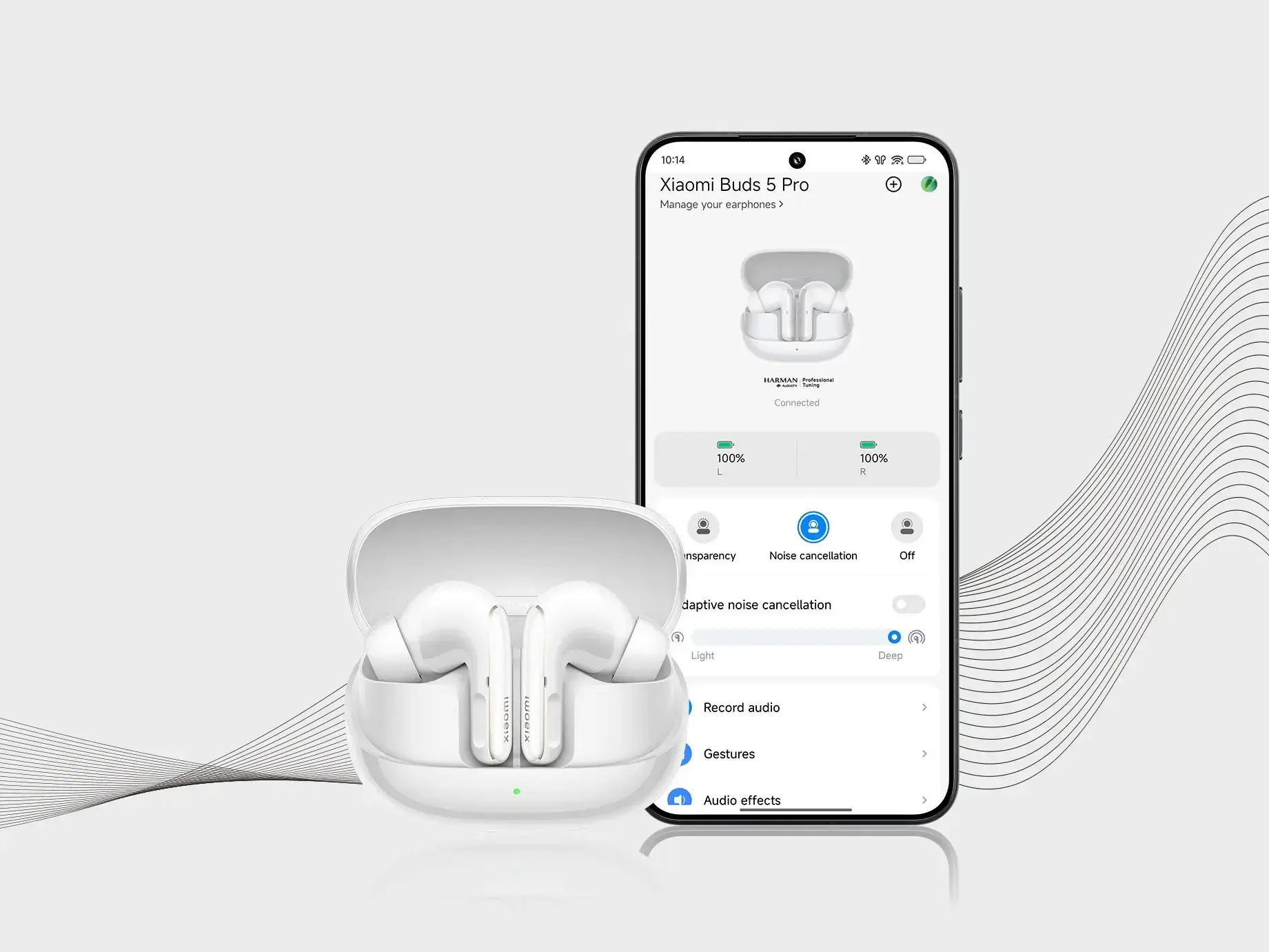 Xiaomi wireless earbuds Buds 5 Pro, white