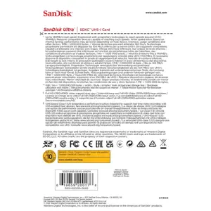 "SanDisk Ultra 64GB SDXC" atminties kortelė 140MB/s; EAN:619659200176