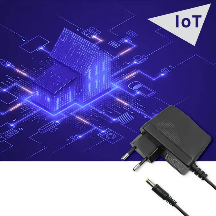 QOLTEC 51023 Įjungiamas maitinimo šaltinis 24W 12V 2A 5,5x2,5