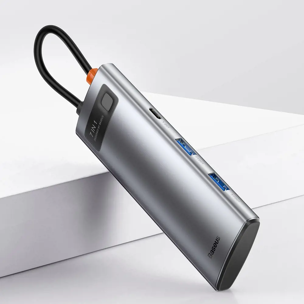 Baseus Hub Adapter 7in1 USB-C to 2x USB 3.0 + HDMI + USB-C PD