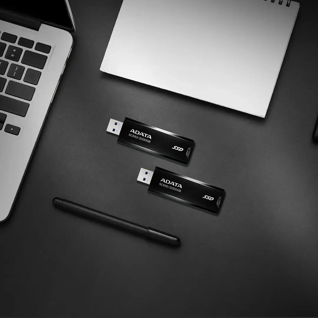 SSD diskas ADATA SC610-500G-CBK/RD 500 GB, USB 3.2 Gen 2 (3.1 Gen 2)