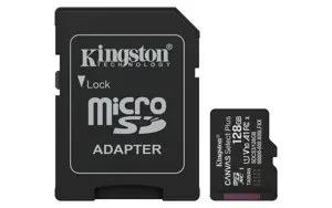 MEMORY MICRO SDXC 128GB UHS-I/W/ADAPTER SDCS3/128GB KINGSTON