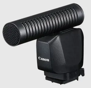 Canon 5138C001, Skaitmeninio fotoaparato mikrofonas, laidinis, 3,5 mm (1/8"), juodas, 1 vnt.