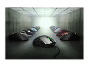 "Razer" žaidimų pelė DeathAdder Essential Ergonominė optinė pelė, balta, laidinė