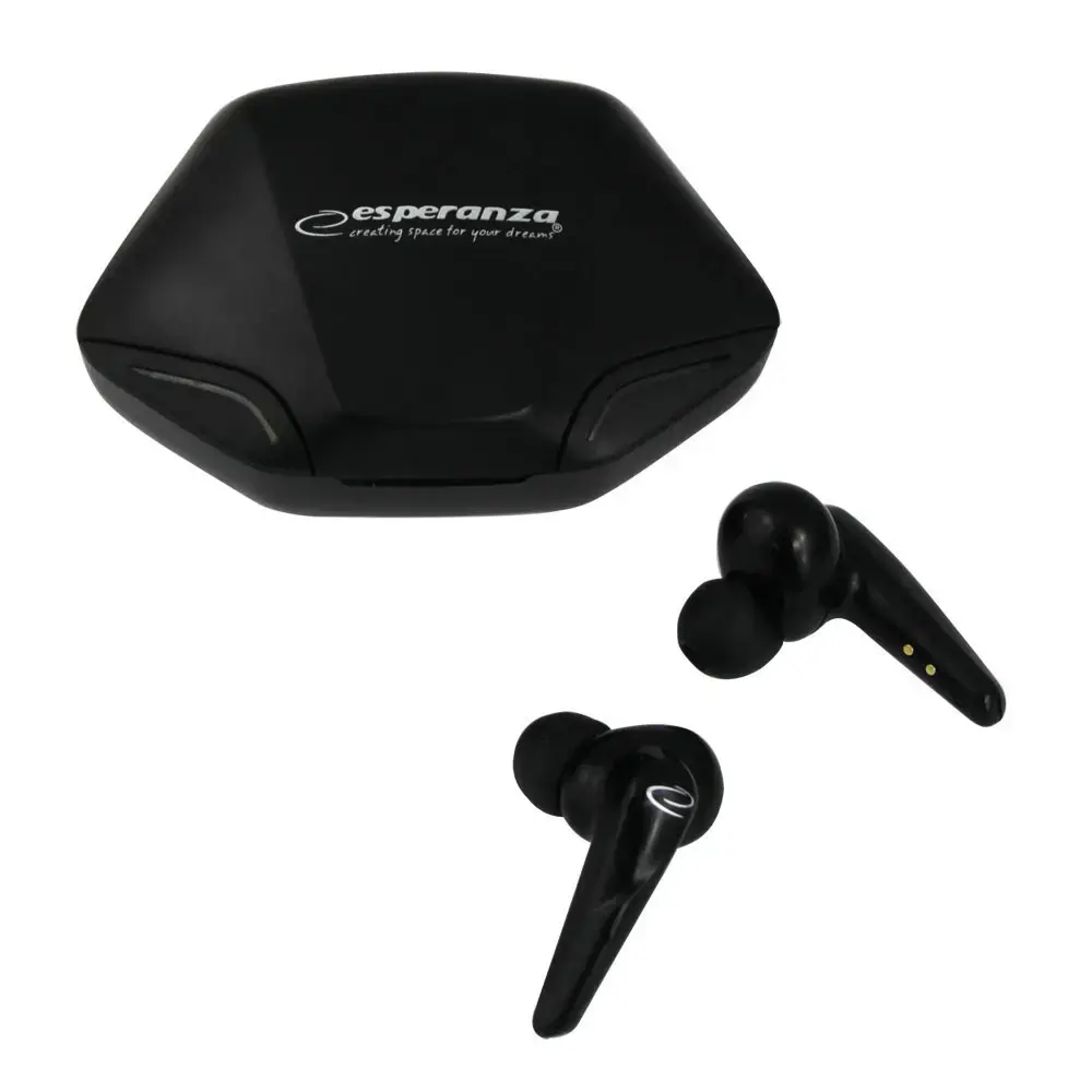 "Esperanza EH231K" "Bluetooth" ausinės į ausis TWS Black