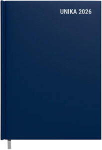 Kalendorius Unika Week 2026, A5, PVC tamsiai mėlyna