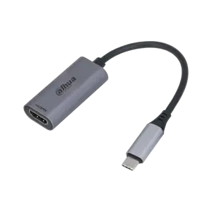 "Dahua Technology" USB 3.1 Type-C to HDMI adapteris, USB Type-C, HDMI Type A (Standard), vyriškas, vyriškas, tiesus, tiesus