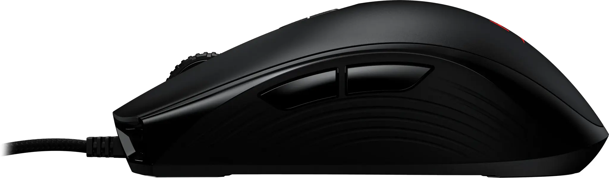 "HyperX Pulsefire Core" - žaidimų pelė (juoda), dvipusė, optinė, A tipo USB, 6200 DPI, juoda