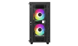 DeepCool CC360 ARGB, Mini Tower, Kompiuteris, Juoda, micro ATX, Mini-ITX, ABS, Plienas, Grūdintas stiklas, Multi