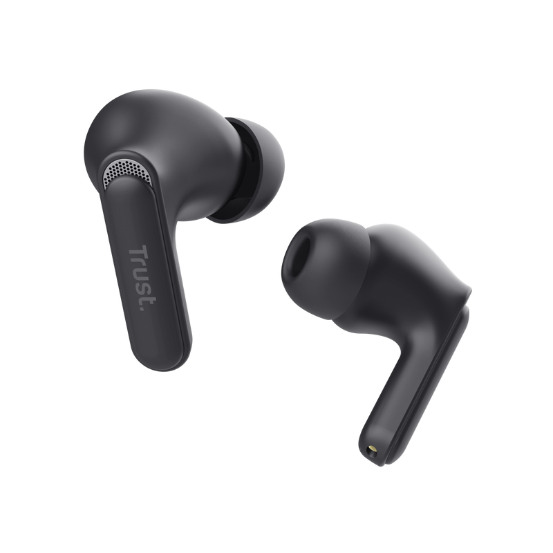 Trust Yavi, True Wireless Stereo (TWS), Calls/Music, 20 - 20000 Hz, 37 g, Headset, Black