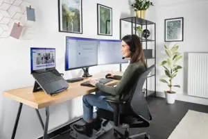 "Kensington Pro Fit® Ergo" belaidė pelė juodos spalvos, dešinioji ranka, RF belaidis ryšys + "Bluetooth", 1600 DPI, juoda