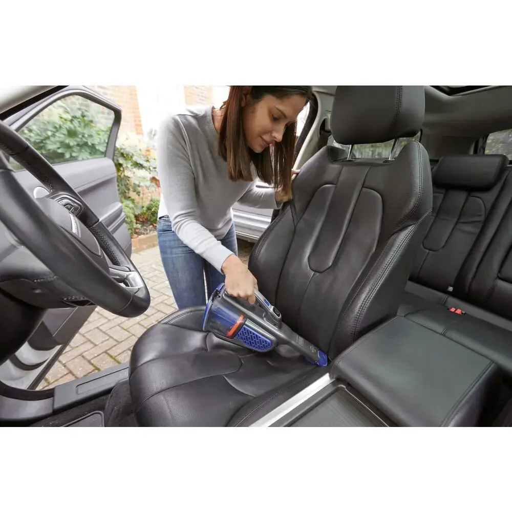 "Black & Decker" BHHV520BFP rankinis dulkių siurblys Juoda, violetinė