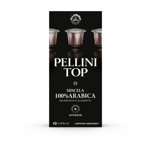 Kavos kapsulės PELLINI Top, 10x5,5g
