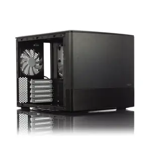 "Fractal Design NODE 804", kompiuteris, juodas, "micro ATX", "Mini-ATX", kietasis diskas, maitinimas, 16 cm, 32 cm
