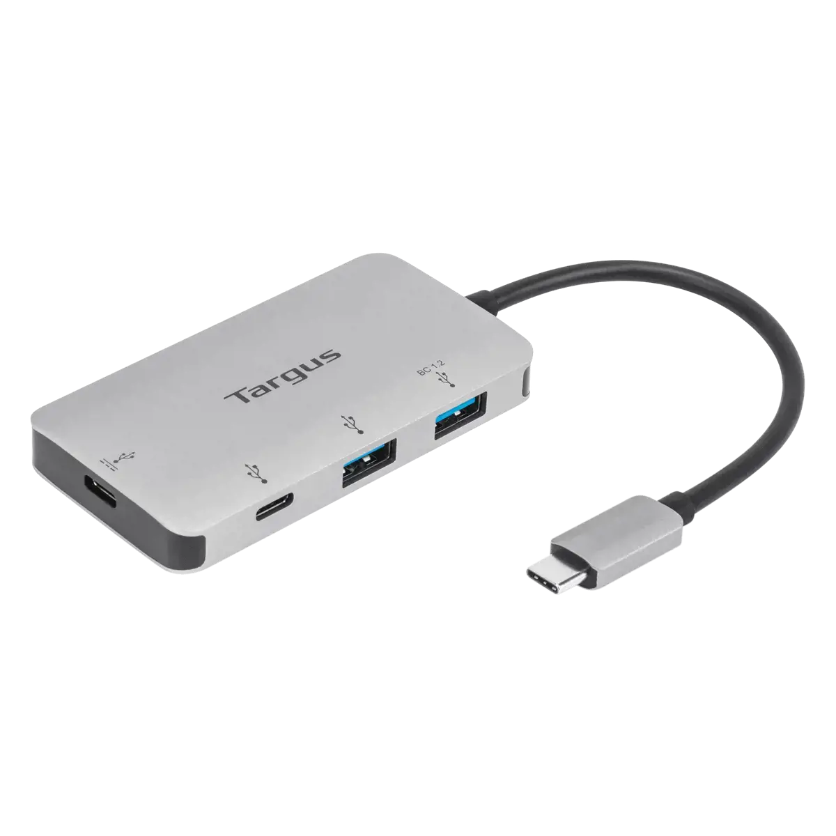 Targus ACH228, sidabrinė, "Thunderbolt 3" prievadas, "Windows", "MacOS", "Chrome OS", 85 mm, 45 mm, 10 mm