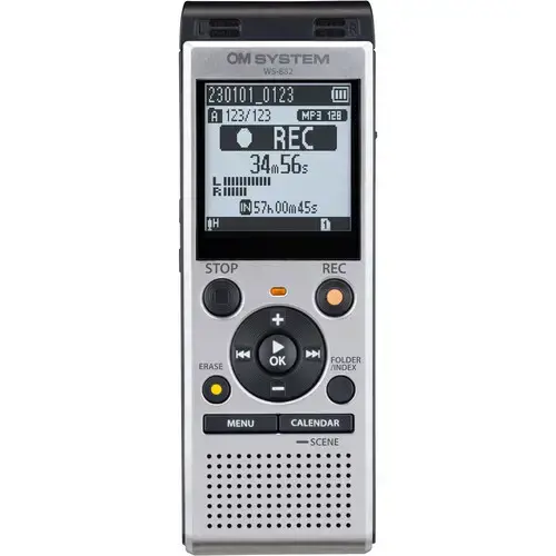 Olympus WS-882 Digital Voice Recorder, Silver