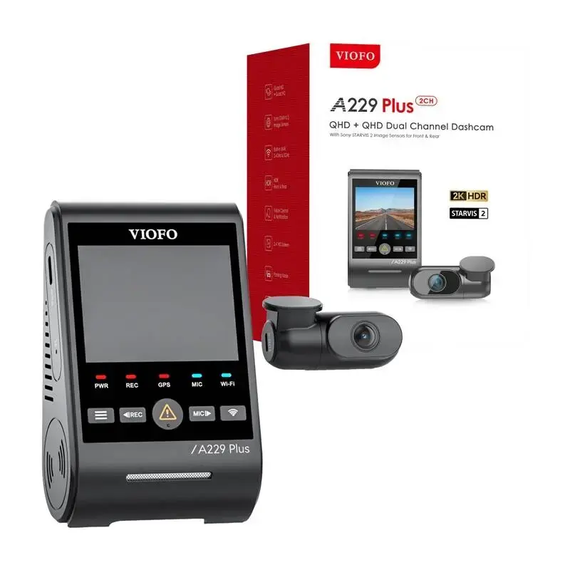 VIOFO A229 Plus 2CH-G GPS - Video recorder
