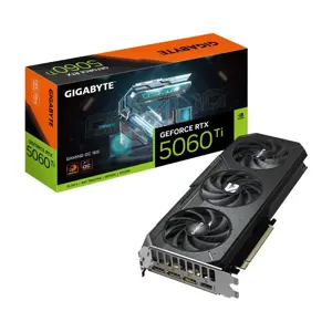 Graphics Card GIGABYTE NVIDIA GeForce RTX 5060 Ti 16 GB GDDR7 128 bit PCIE 5.0 16x GPU 2647 MHz Tri…