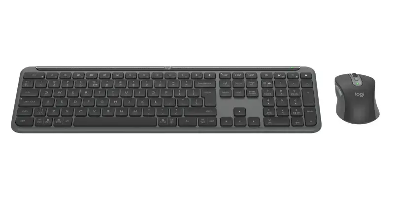 Logitech Signature Slim Combo MK950 for Business Belaidė klaviatūra + pelė, US Int, Graphite