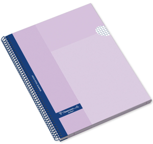 A4 H.C.Sp.Bk 160sh 70g C.MatesPastel Sq, Purple