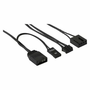 "Aerocool MIRAGE12PRO" komplektas 3xFan PC 12cm ARGB 6 kontaktų Hub Silent Black, Ventiliatorius, 12 cm, 1300 aps/min, 17,8 dB, 45,7 cfm, juodas