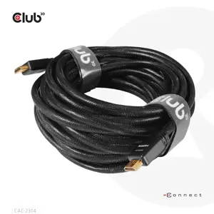 CLUB3D HDMI 2.0 4K60Hz RedMere cable 15m/49.2ft, 15 m, HDMI Type A (Standard), HDMI Type A (Standard), 3D, 18 Gbit/s, Black