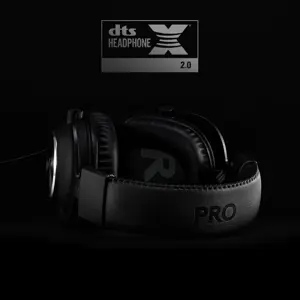 LOGITECH G PRO X laidinės žaidimų ausinės - mėlynas mikrofonas - juodos spalvos - USB DAC
