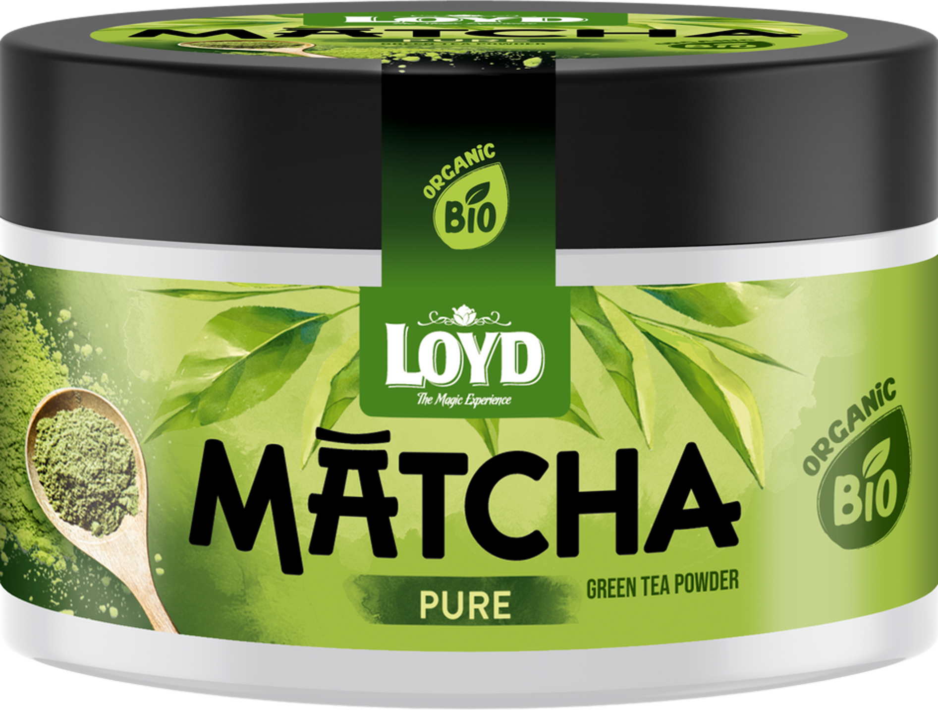Ekologiški žaliosios arbatos milteliai LOYD Matcha, 40 g LT-EKO-001