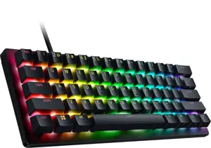 "Razer" mini žaidimų klaviatūra "Huntsman V3 Pro" laidinė šiaurietiška analoginė optinė juoda