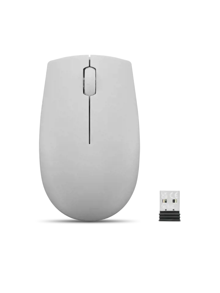 Lenovo GY51L15678, Ambidextrous, Optical, RF Wireless, 1000 DPI, Grey