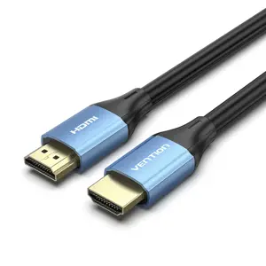 "Vention" HDMI vyriškojo ir vyriškojo 4K HD kabelio aliuminio lydinio tipo 1M mėlynas, 1 m, HDMI A …