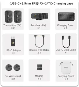 Boya wireless microphone BOYAMIC 2-02