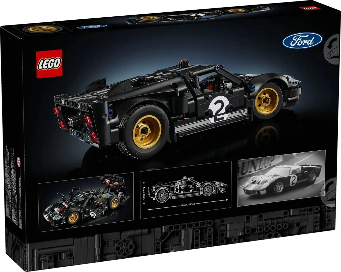 LEGO TECHNIC 42223 1966 Ford GT40 MKII Race Car
