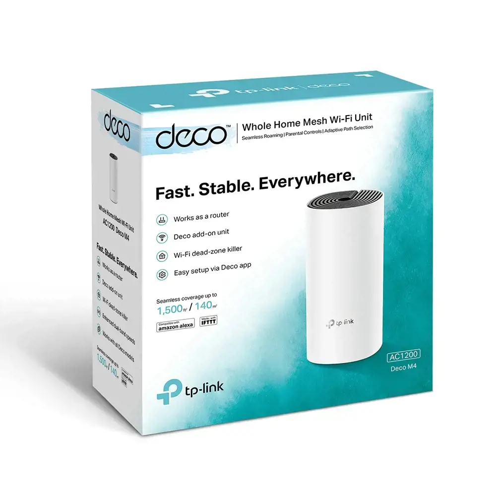 "TP-Link AC1200 Whole Home Mesh Wi-Fi" sistema, balta, vidinė, būsena, 0 - 40 °C, -40 - 70 °C, 10 - 90 %