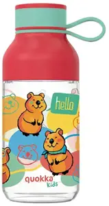 "Quokka Ice Kids" su dirželiu - Tritano buteliukas 430 ml (Happy Quokka)