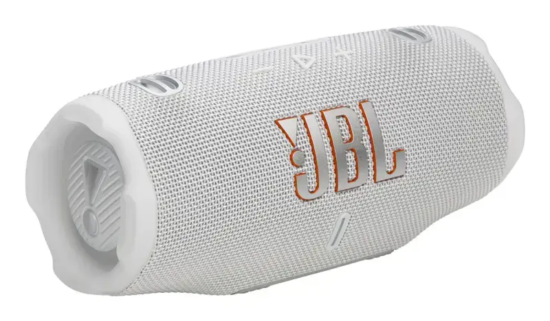 JBL Charge 6 Nešiojama garso kolonėlė, Bluetooth, White