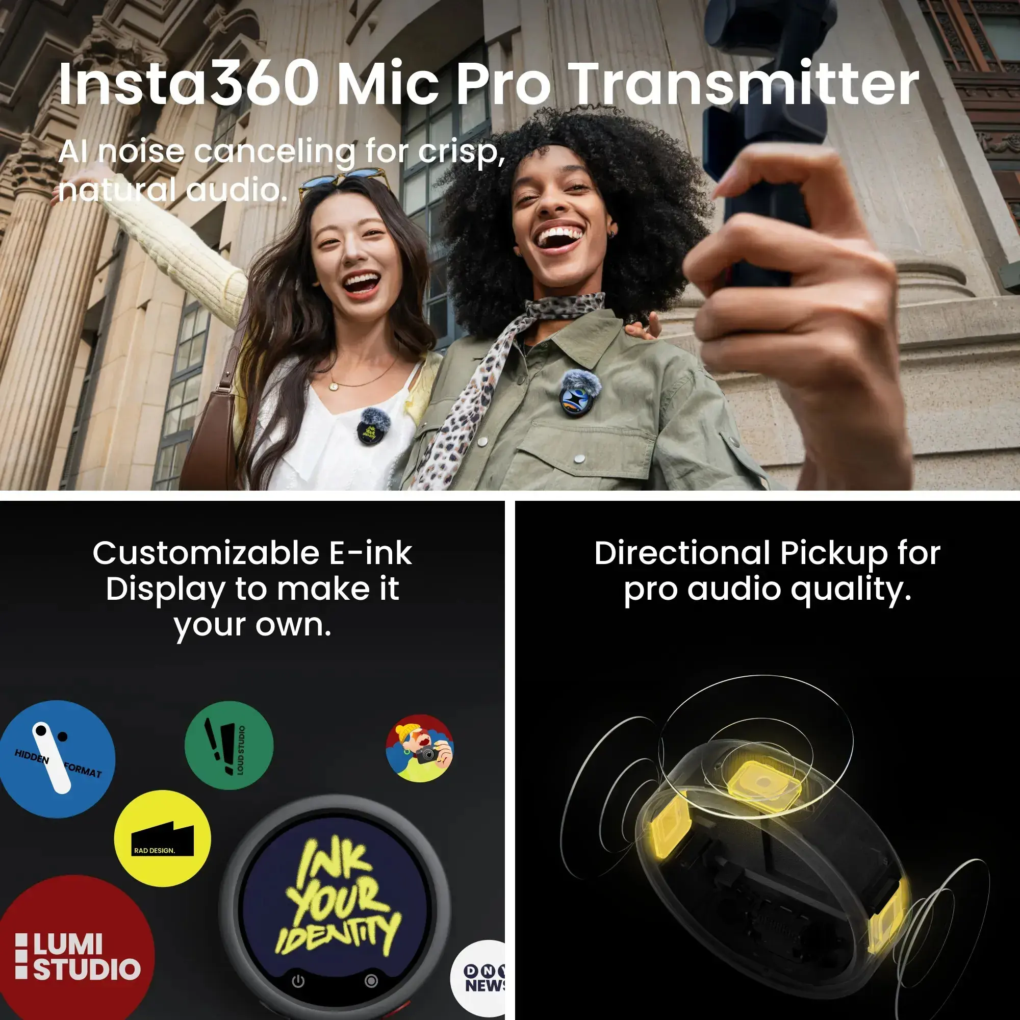 Insta360 Luna Ultra Creator Bundle, cosmic black