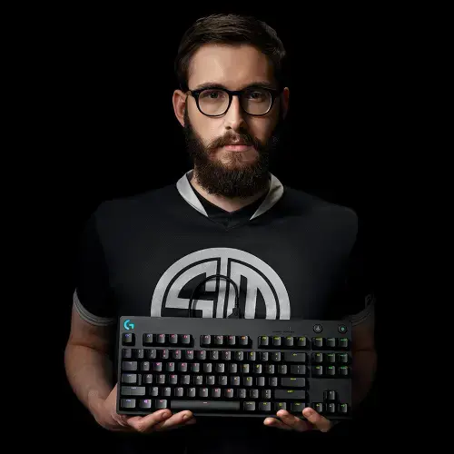 LOGITECH G PRO TKL laidinė mechaninė žaidimų klaviatūra - BLACK - US INT'L - USB - CLICKY