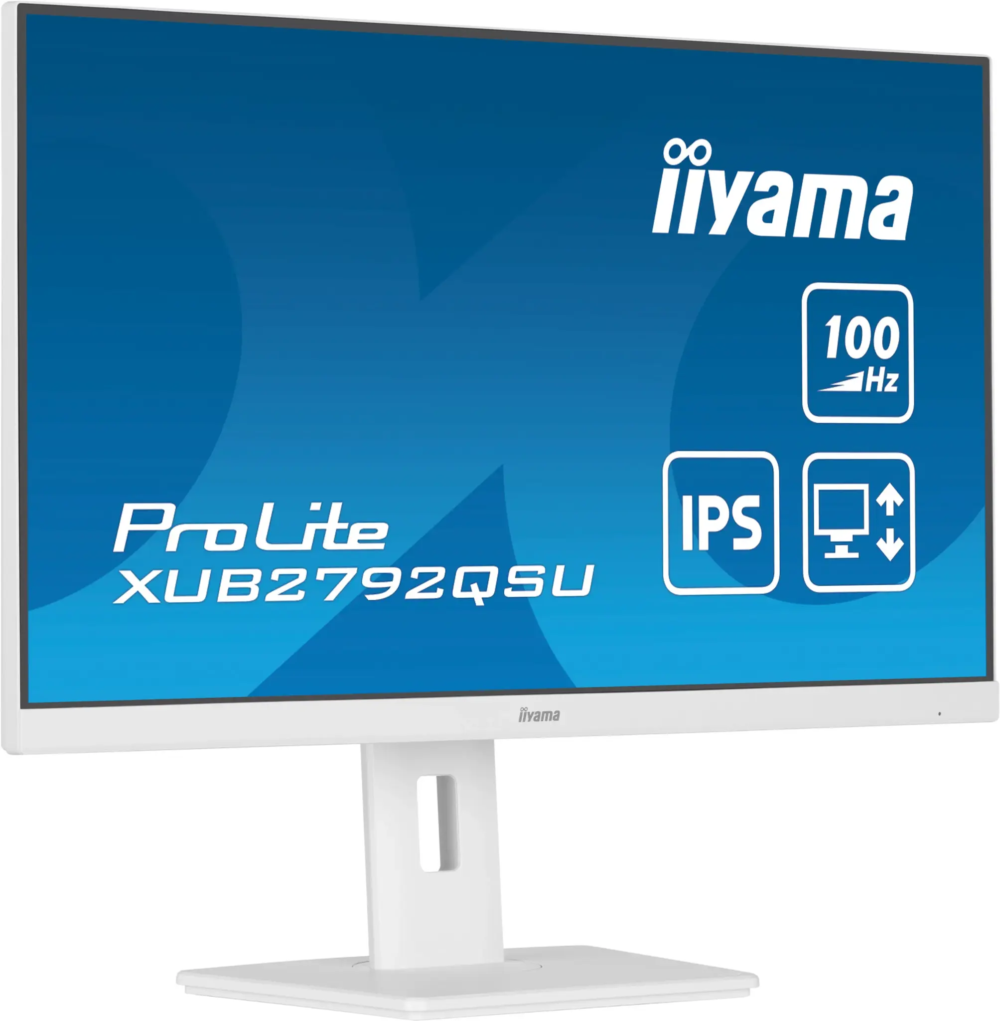 iiyama ProLite XUB2792QSU-W6, 68.6 cm (27"), 2560 x 1440 pixels, Wide Quad HD, LED, 0.4 ms, White