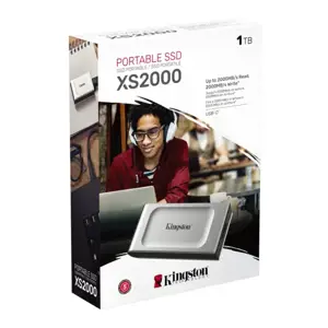 Kingston Technology 1000G PORTABLE SSD XS2000, 1 TB, USB Type-C, 3.2 Gen 2 (3.1 Gen 2), 2000 MB/s, …