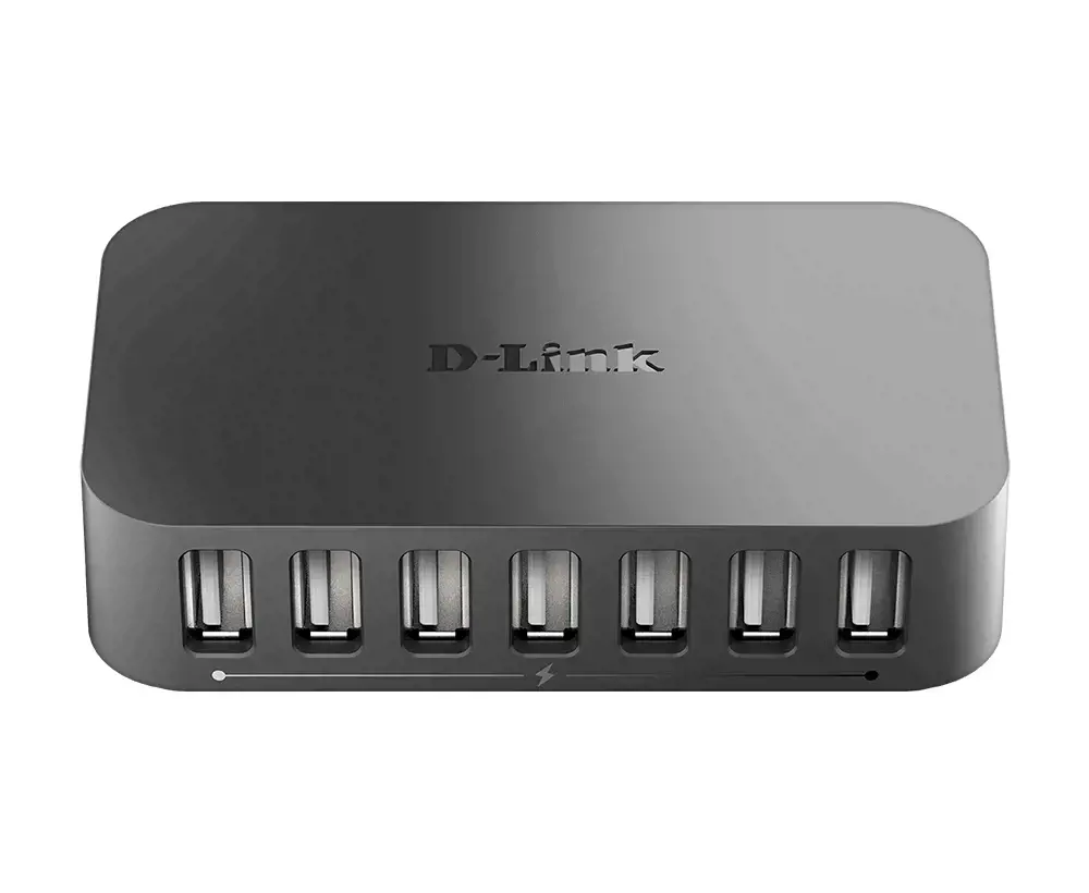 D-Link DUB-H7, USB 2.0 Type-B, USB 2.0, 480 Mbps, juoda, FCC, CE, C-Tick, VCCI, IC, RoHS, 5 V