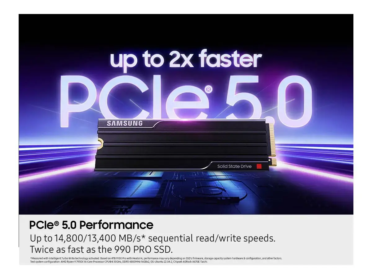 SSD diskas Samsung 9100 PRO 2 TB, M.2, PCI Express 5.0 x4 (NVMe)