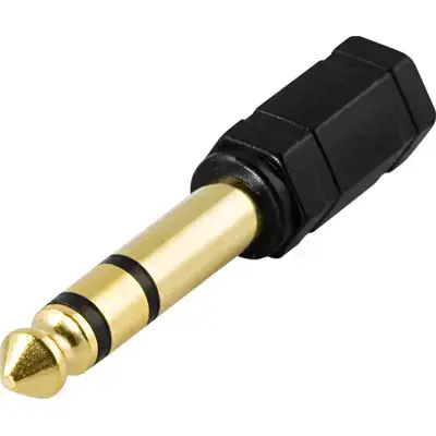 Adapteris DELTACO garso, 6.3mm M-3.5mm F stereo / AD-1-K