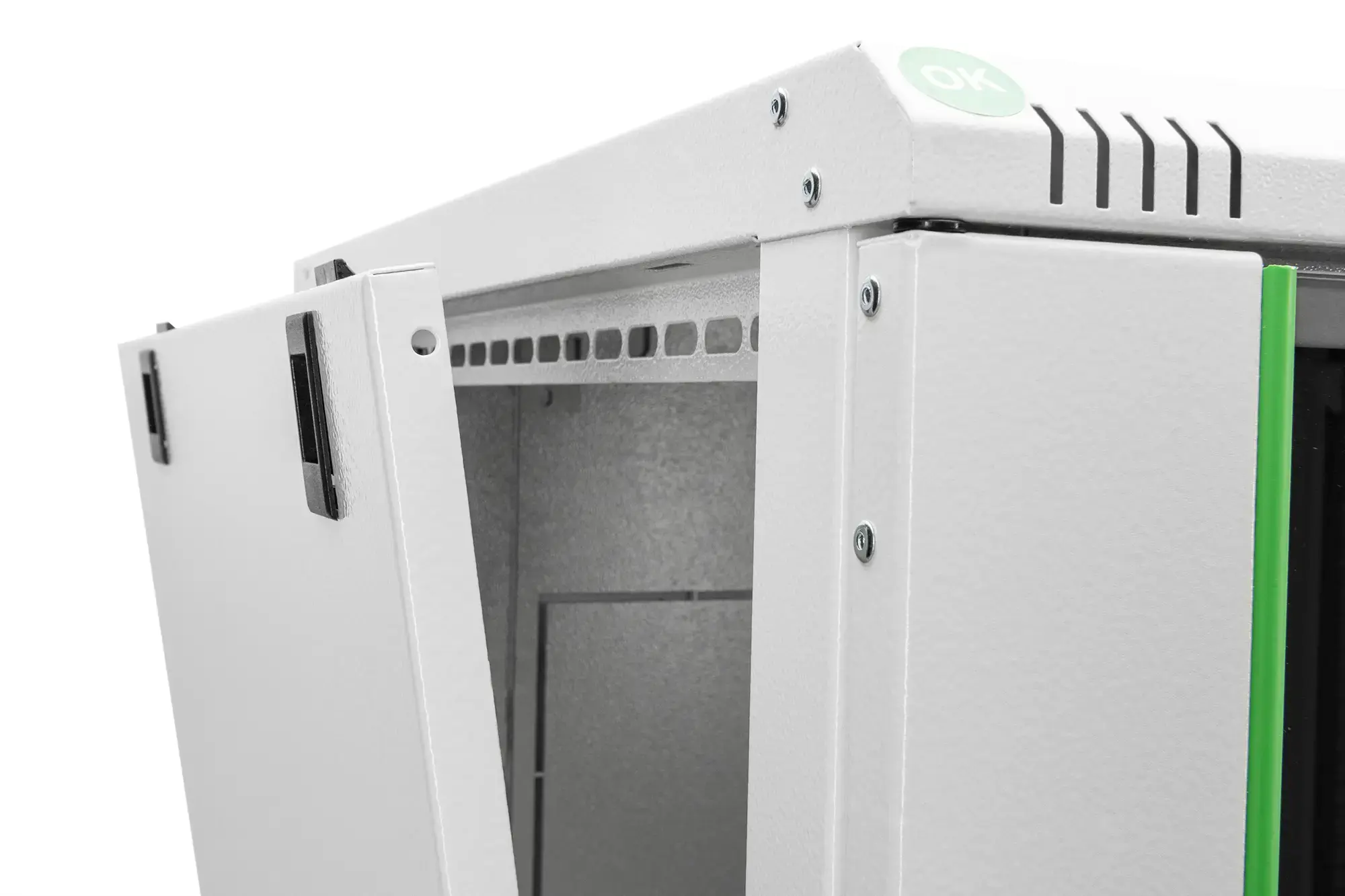 ATX pusiau bokštinė dėžė Digitus Dynamic Basic Grey
