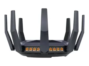 ASUS RT-AX89X AX6000 AiMesh, "Wi-Fi 6" (802.11ax), dviejų dažnių (2,4 GHz / 5 GHz), Ethernet LAN, 3G, juodas, stalinis maršrutizatorius