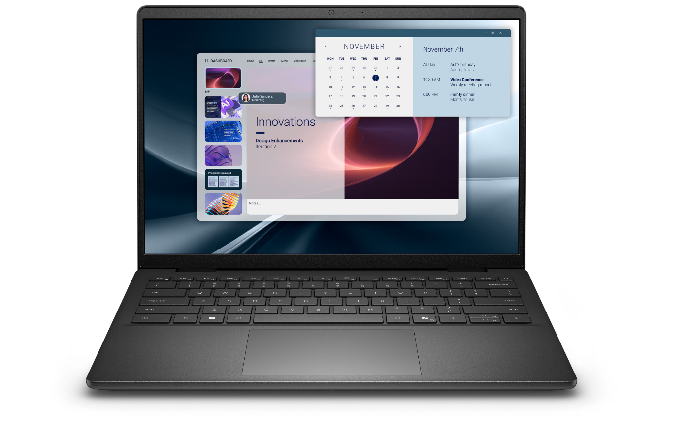 Nešiojamas kompiuteris Dell Pro 14 Essential PV14255, 250, 512 GB, 14 Coliai, Linux, AMD Radeon