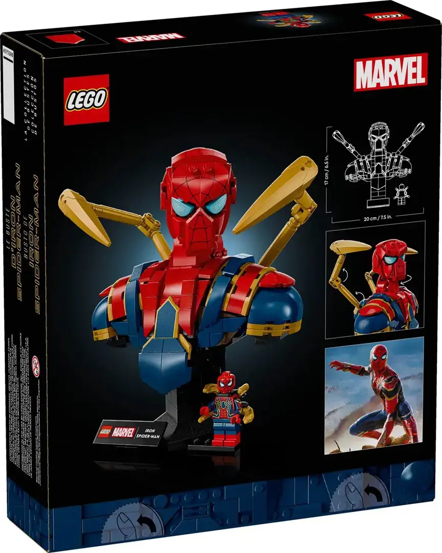 LEGO MARVEL 76326 Iron Spider-Man Bust