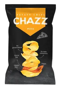 Bulvių traškučiai CHAZZ, su morkomis picos skonio, 90 g
