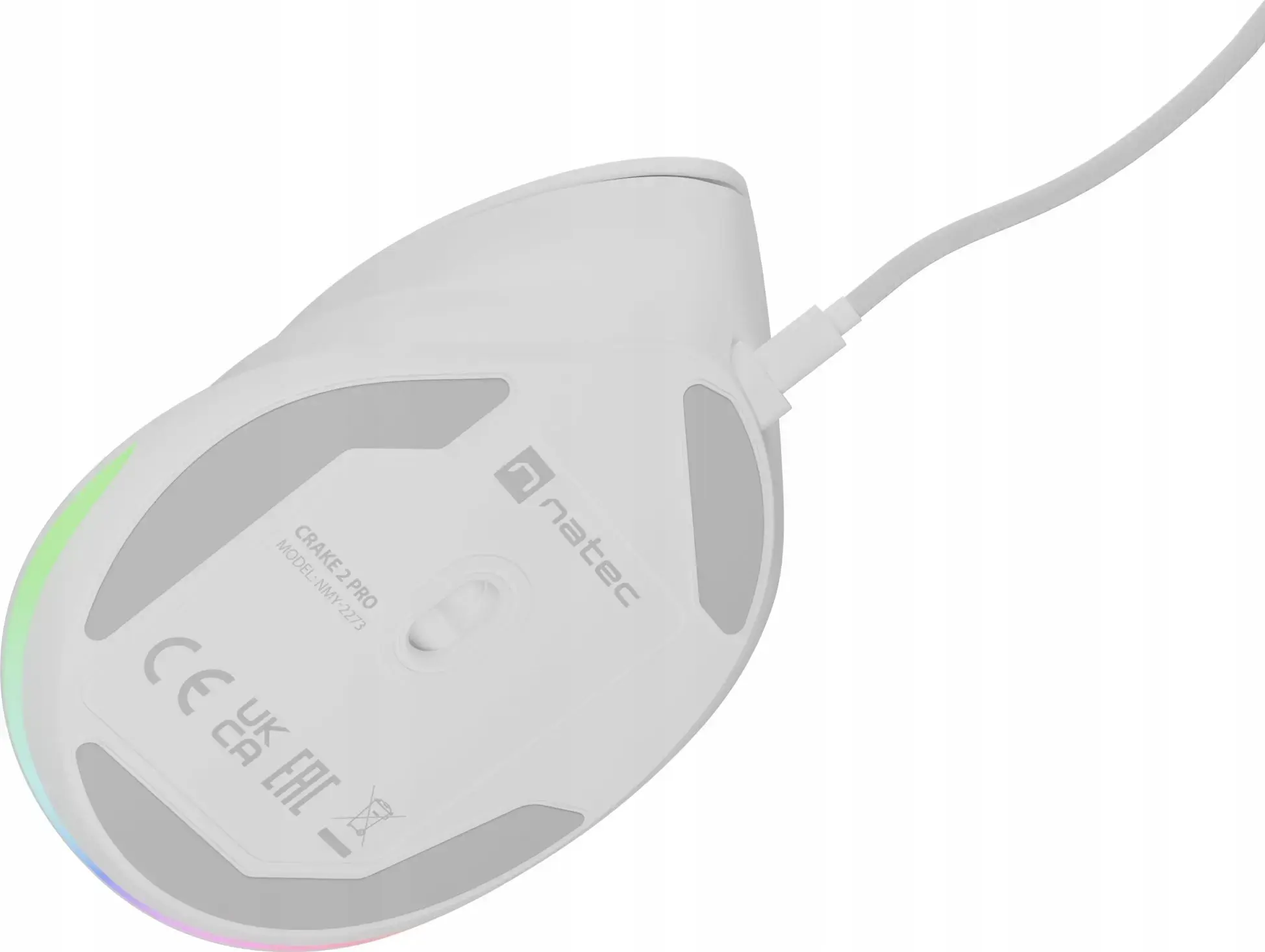 Genesis | Mouse | Natec Crake 2 Pro | Wired | White